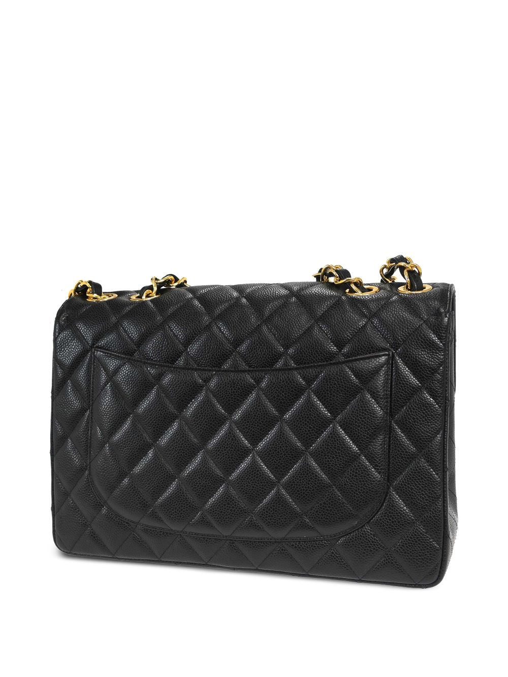 CHANEL Pre-Owned 1995 Jumbo Classic Flap schoudertas - Zwart