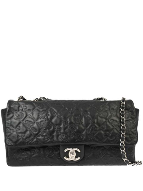 HOT SALE CHANEL 2010 Icon Single Flap shoulder bag Women