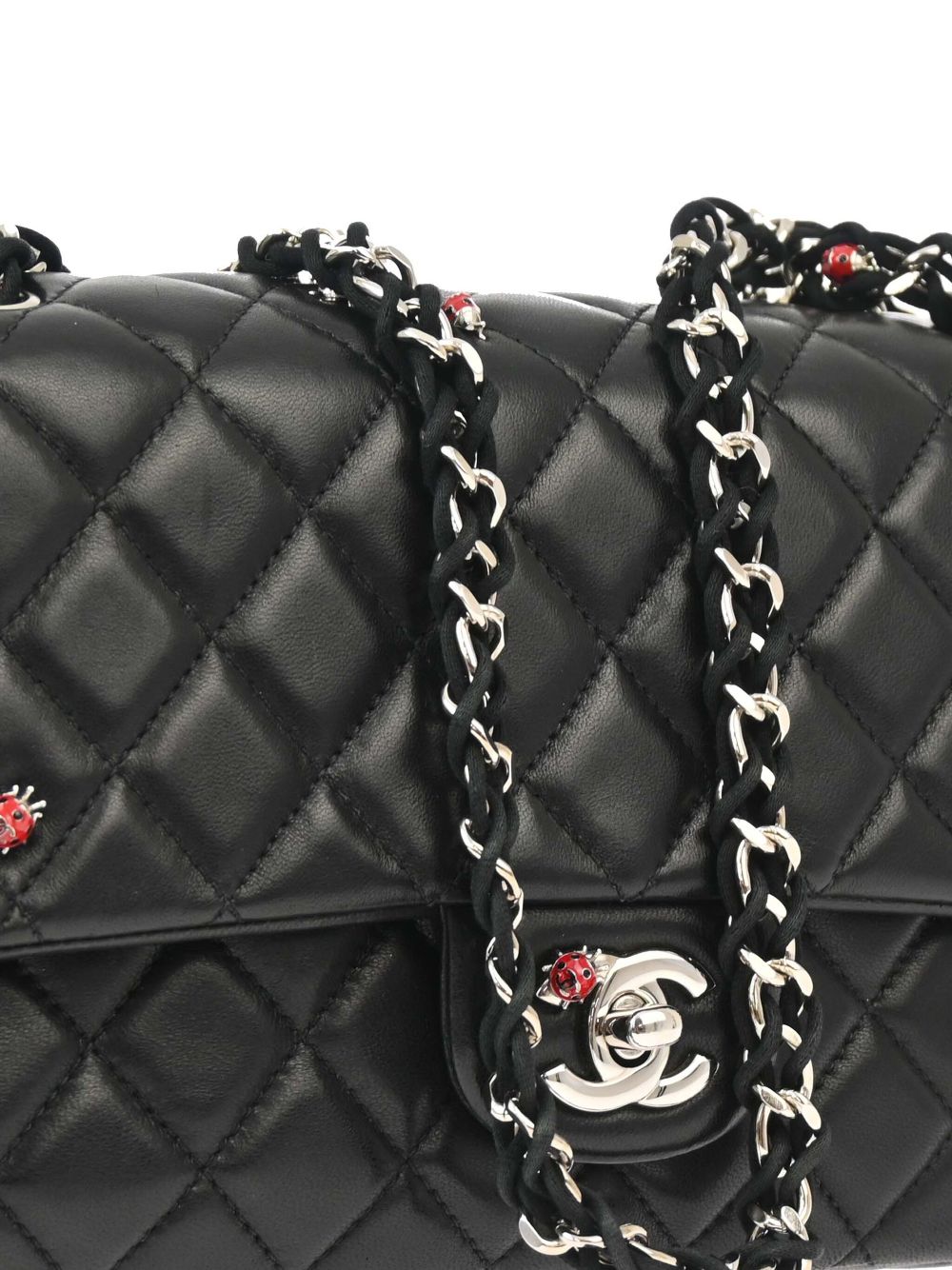 Affordable HOT SALE CHANEL 2010 Ladybug Classic Flap shoulder bag Women