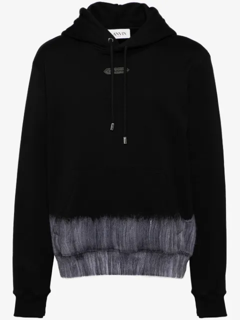 Lanvin logo-patch hoodie