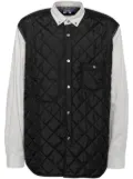 Junya Watanabe MAN quilted shirt - Black