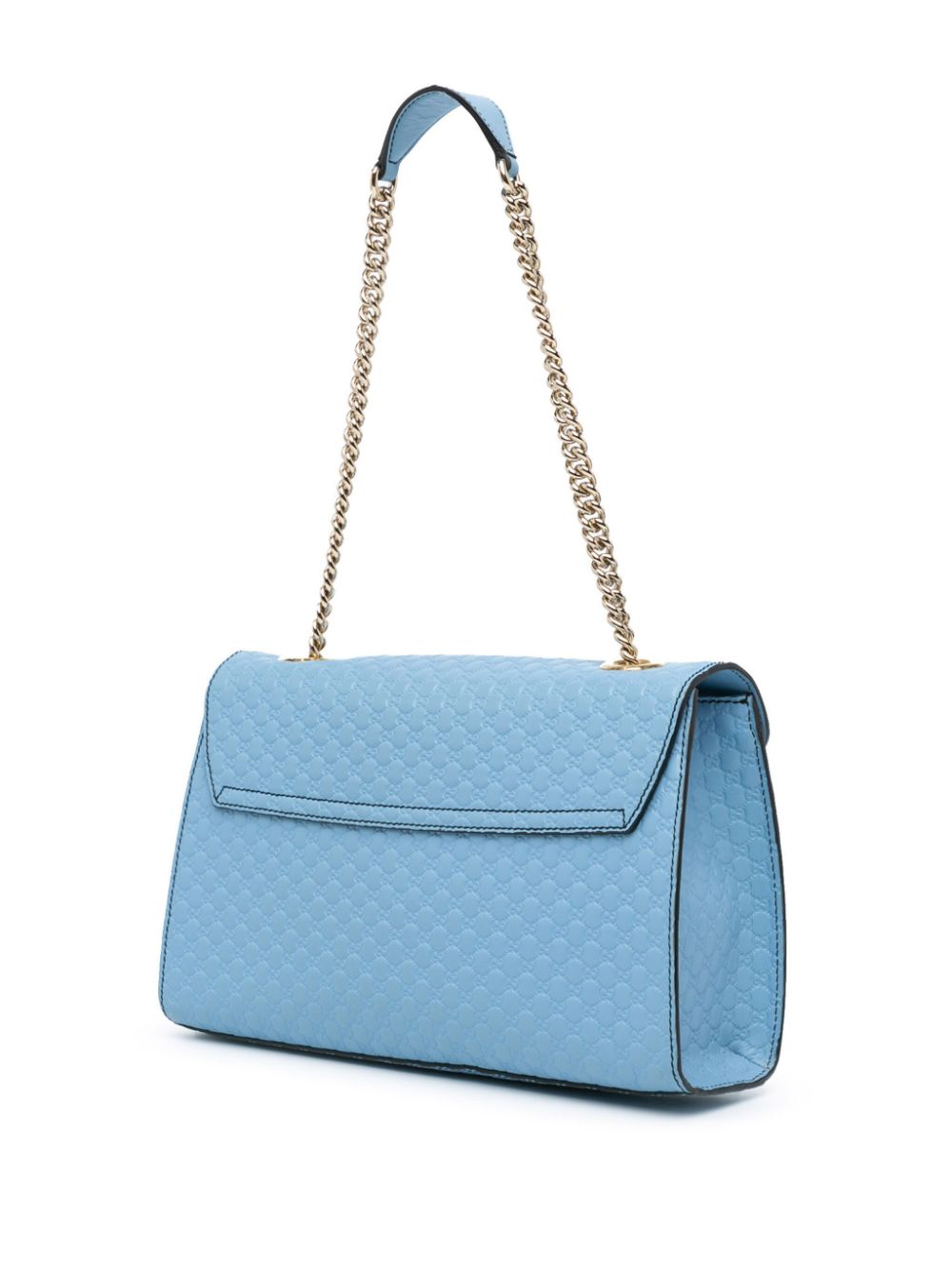 Gucci Pre-Owned 2016-2023 Medium Microguccissima Emily shoulder bag - Blauw