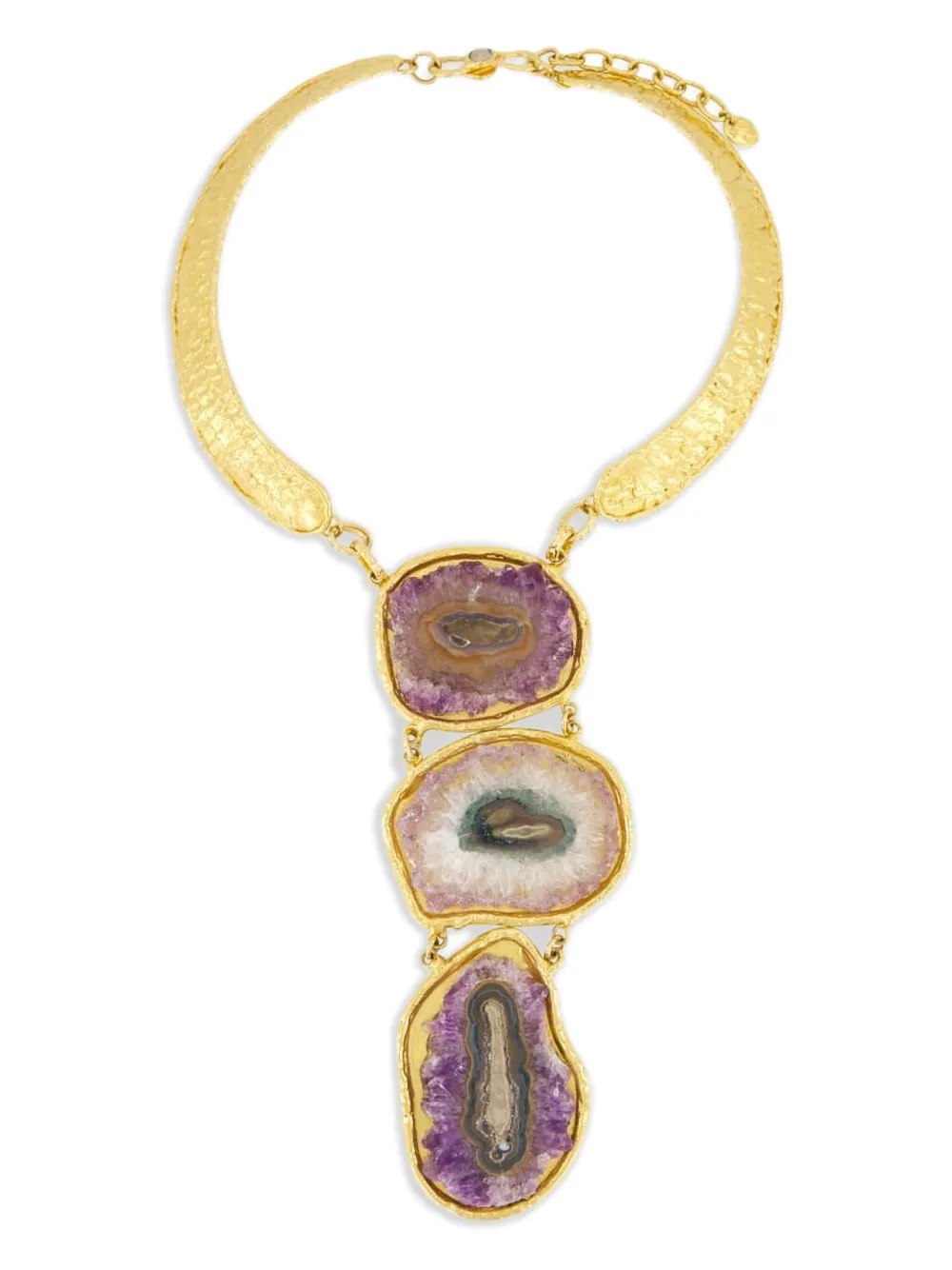 Sylvia Toledano One-of-a-kind Amethyst Necklace In Gold