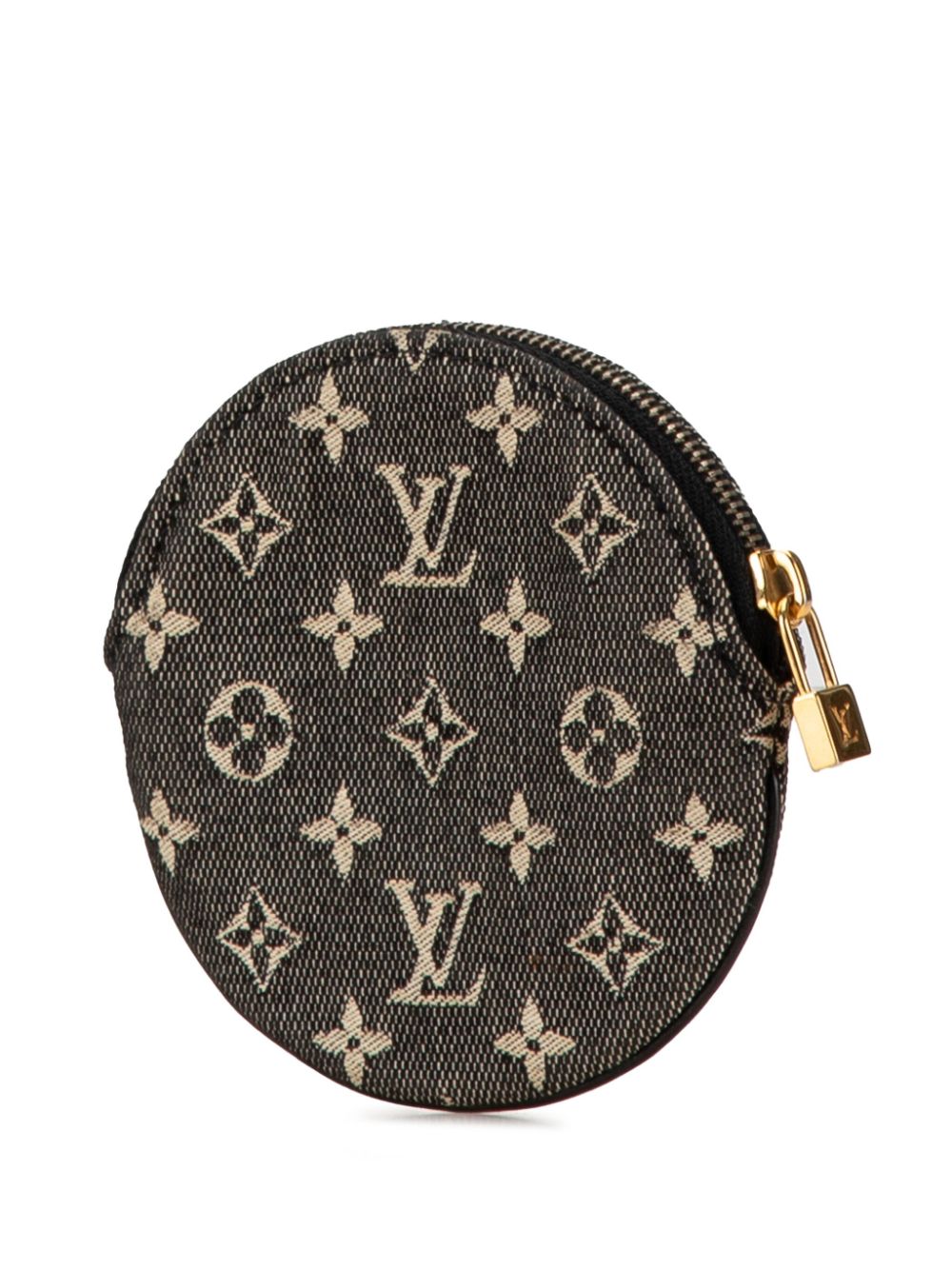 Louis Vuitton Pre-Owned 2005 Monogram Mini Lin Porte-Monnaie Round Purse coin pouch - Grijs