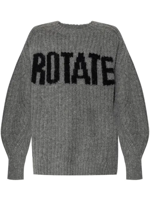 ROTATE BIRGER CHRISTENSEN intarsia-logo jumper