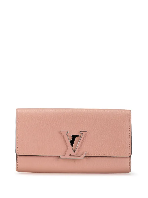 Louis Vuitton Pre Owned 2019 Taurillon Capucines Wallet Long Wallets Pink FARFETCH IE