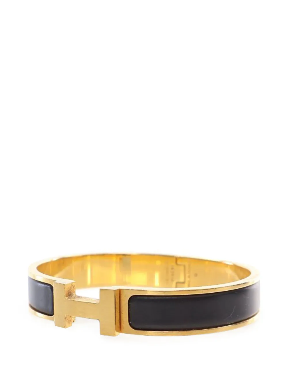 Hermès Pre-Owned 2000-2024 smalle email Clic HH T5 kostuum armband - Zwart