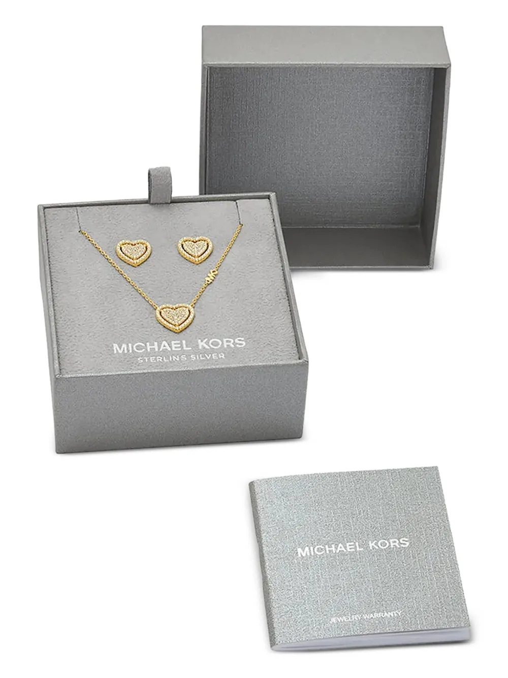 double-heart jewellery (set of two)