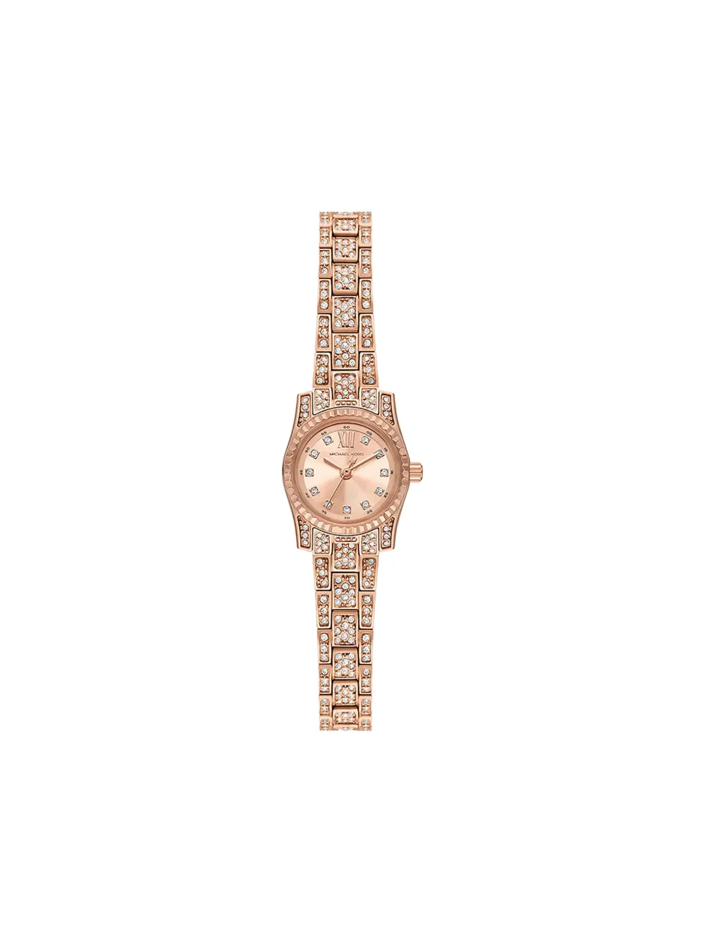 Michael Kors Mini Lexington 19mm Watch In Pink