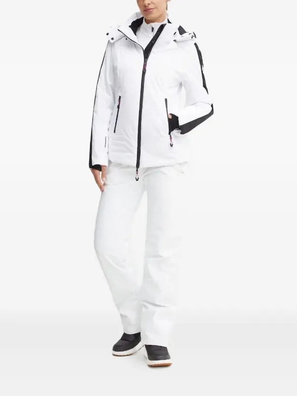 Ea7 Emporio Armani パネル スキージャケット | ホワイト