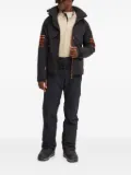 Ea7 Emporio Armani logo-print ski jacket - Black
