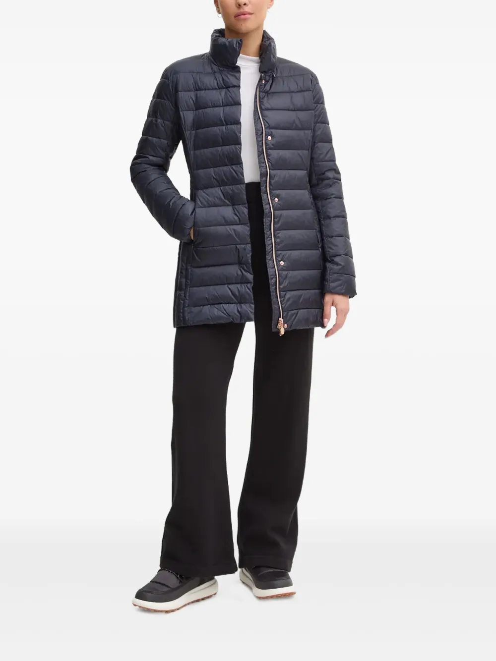 Ea7 Emporio Armani quilted logo-plaque coat | Parkas | Image 2