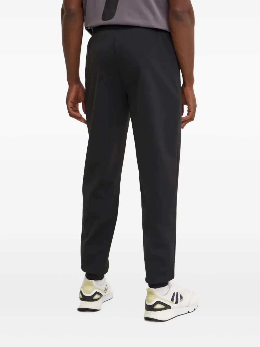 Ea7 Emporio Armani logo-appliqué track pants Zwart