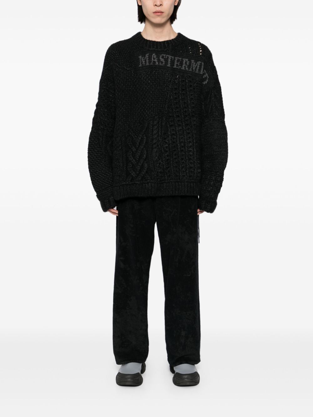 Mastermind World Trui met logo-jacquard - Zwart