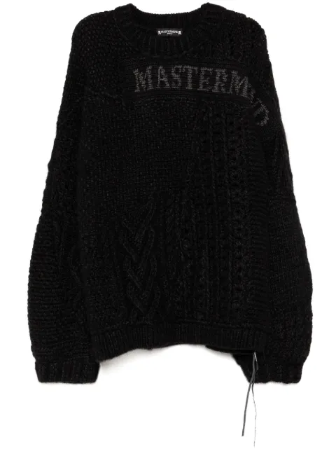Mastermind World suéter con logo en jacquard