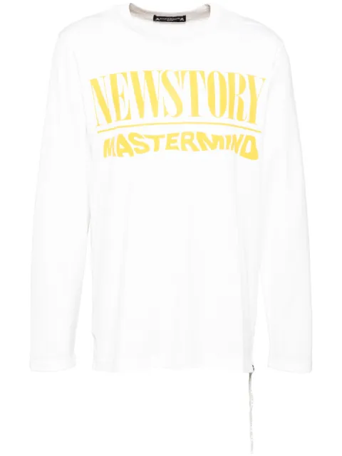 Mastermind World logo print long-sleeves T-shirt