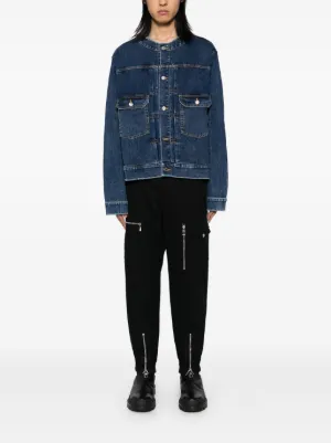 マスターマインドmastermind japanカーディガンデニムレザー mastermind JAPAN - Last1 XL 【MASTERMIND WORLD】 PATCHWORK