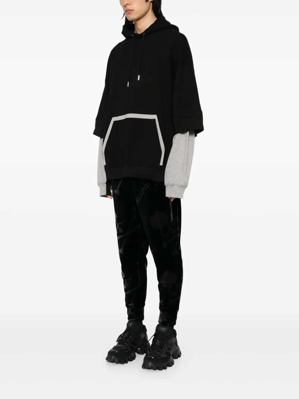 Mastermind World Hoodie met geborduurd logo Zwart