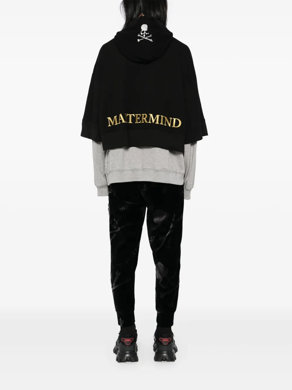 Mastermind World Hoodie met geborduurd logo Zwart