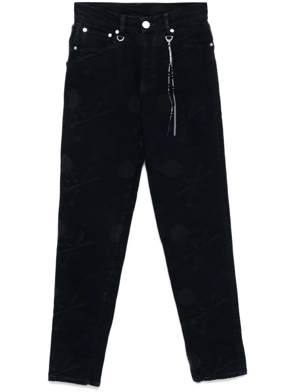 Mastermind World Jeans con monogramma - Nero