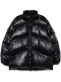 Mastermind World logo-print down jacket - Black