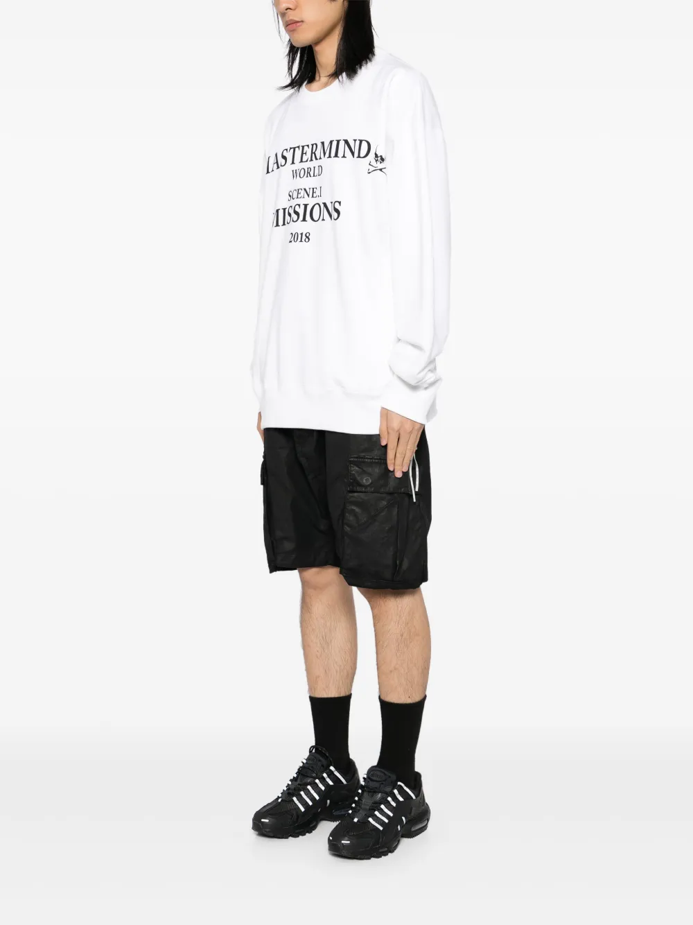 Mastermind World Sweater met logoprint Wit