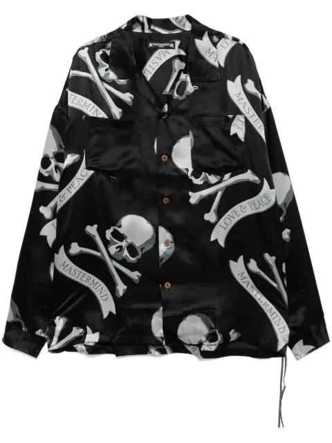 Mastermind World camisa con motivo de calavera