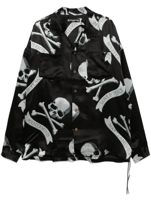 Chemise à imprimé tête de mort - Mastermind World - Modalova
