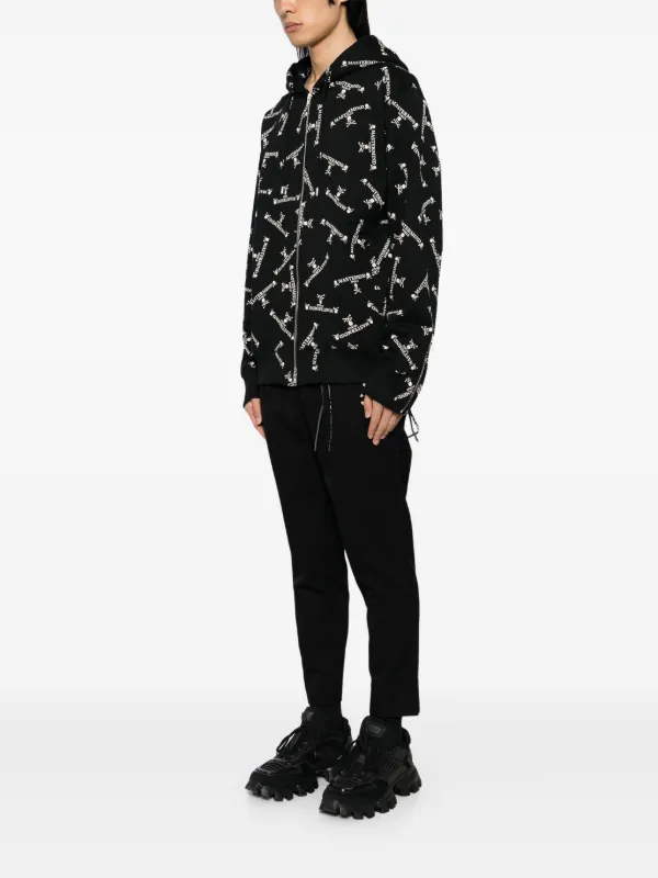 【関税込み】MASTERMIND WORLD ブラック ロゴプリント フーディ Mastermind World Graphic Print Hoodie | Black | FARFETCH GE