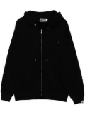 A BATHING APE® one-point zip-up hoodie - Black