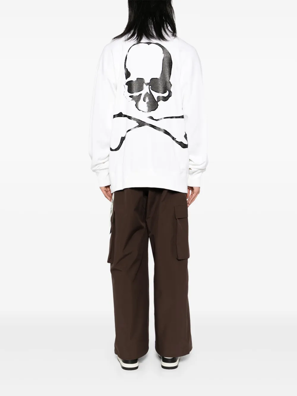 Mastermind World Hoodie met logoprint Wit