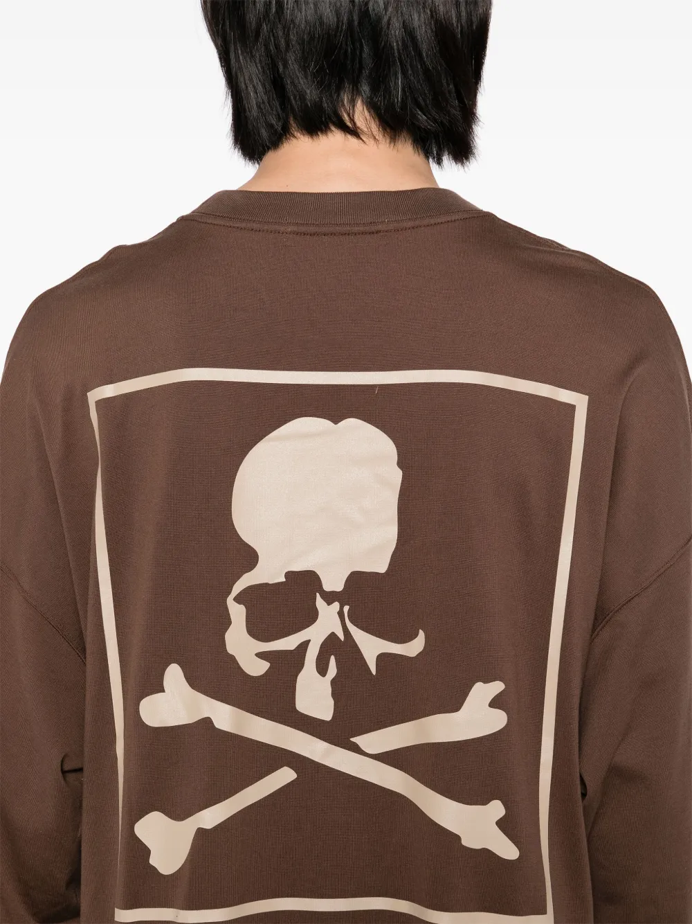 Mastermind World T-shirt met logoprint Bruin