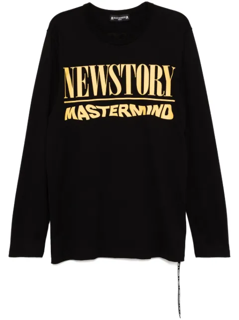 Mastermind World playera manga larga con logo estampado