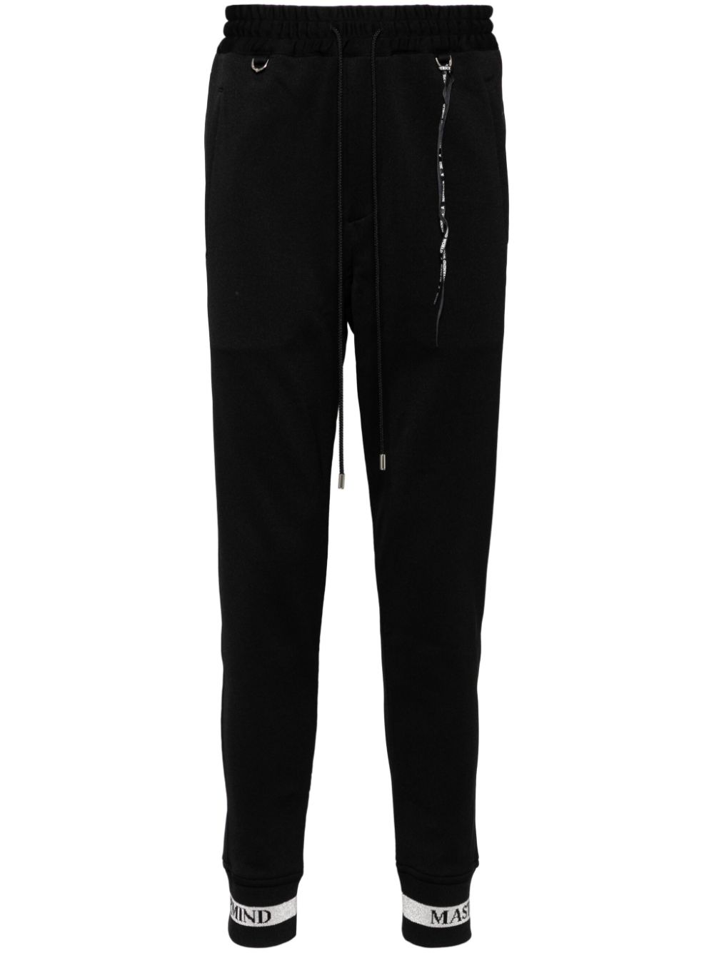 logo print track pants