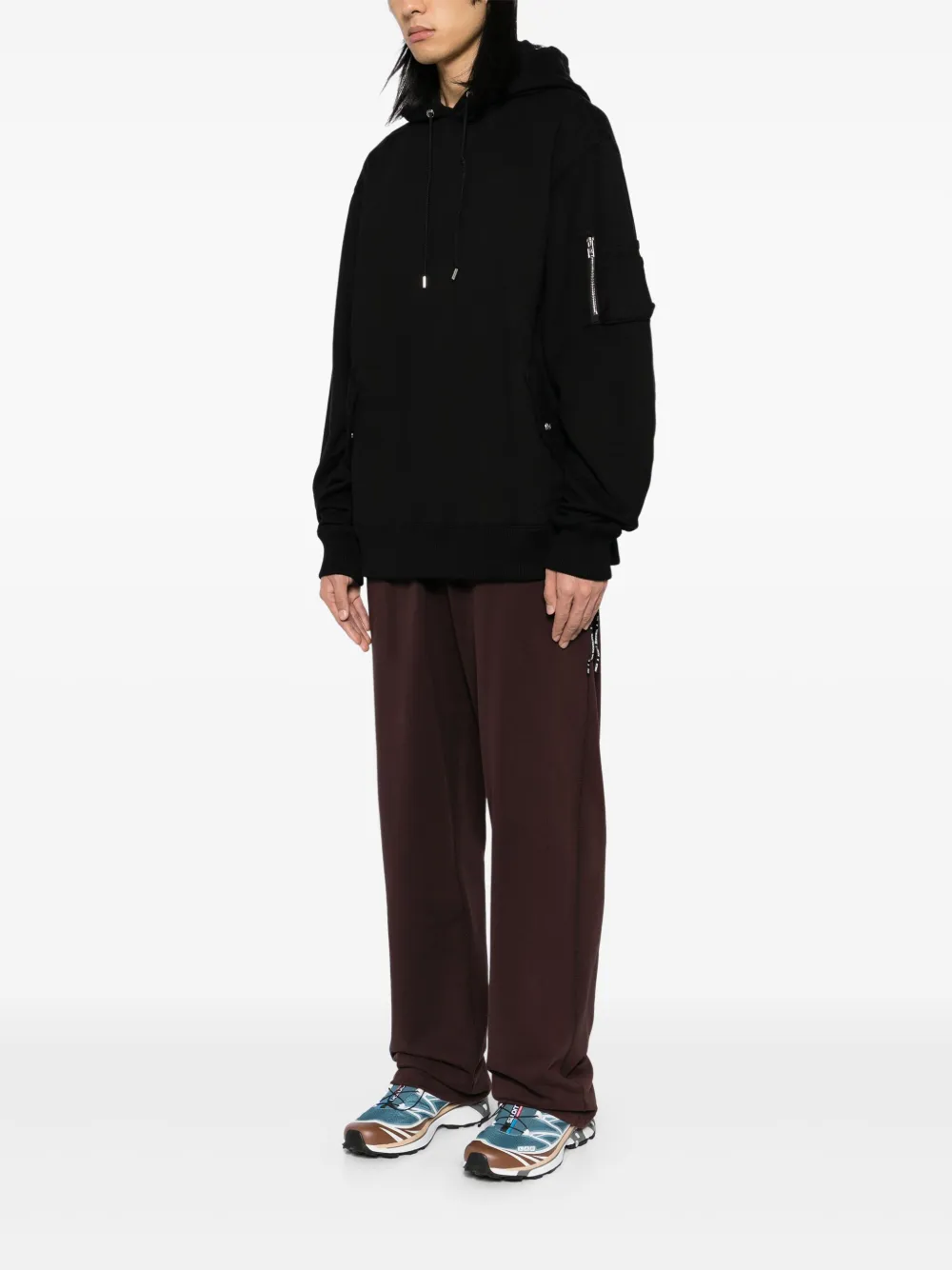 Mastermind World Hoodie met geborduurd logo Zwart