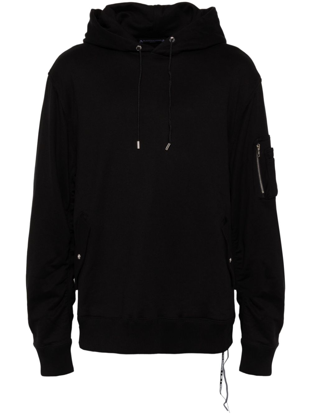 Mastermind World embroidered-logo hoodie - Black