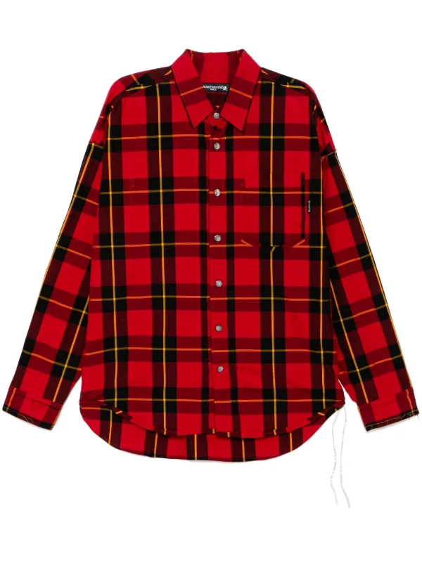 Mastermind World チェック シャツ | レッド | FARFETCH JP