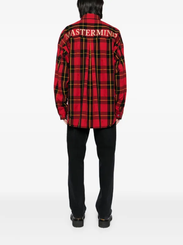 Mastermind World チェック シャツ | レッド | FARFETCH JP