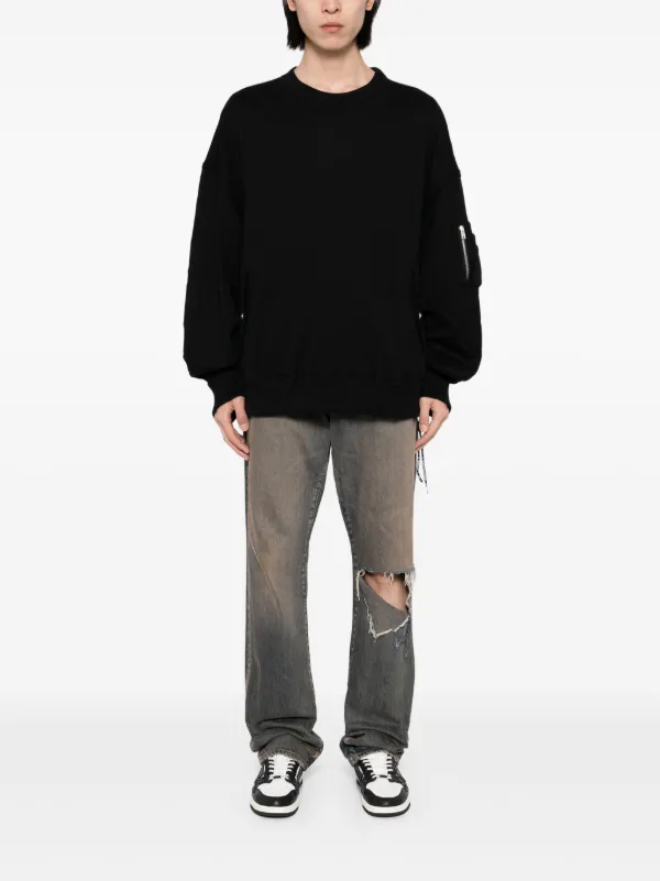 MASTERMINDS WORLD ブラック スウェット Mastermind World crew-neck Sweatshirt | Black | FARFETCH