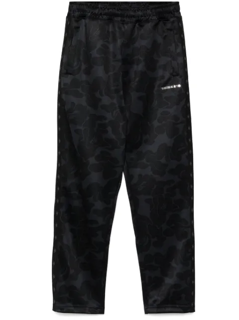 A BATHING APE® logo-patterned sweatpants