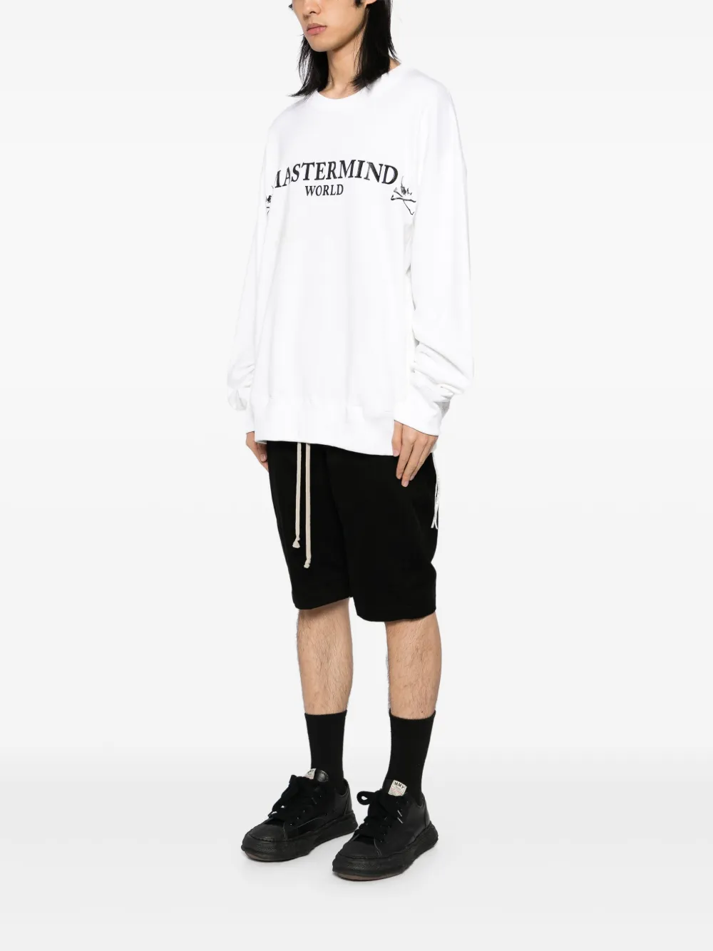 Mastermind World Sweater met logoprint Wit