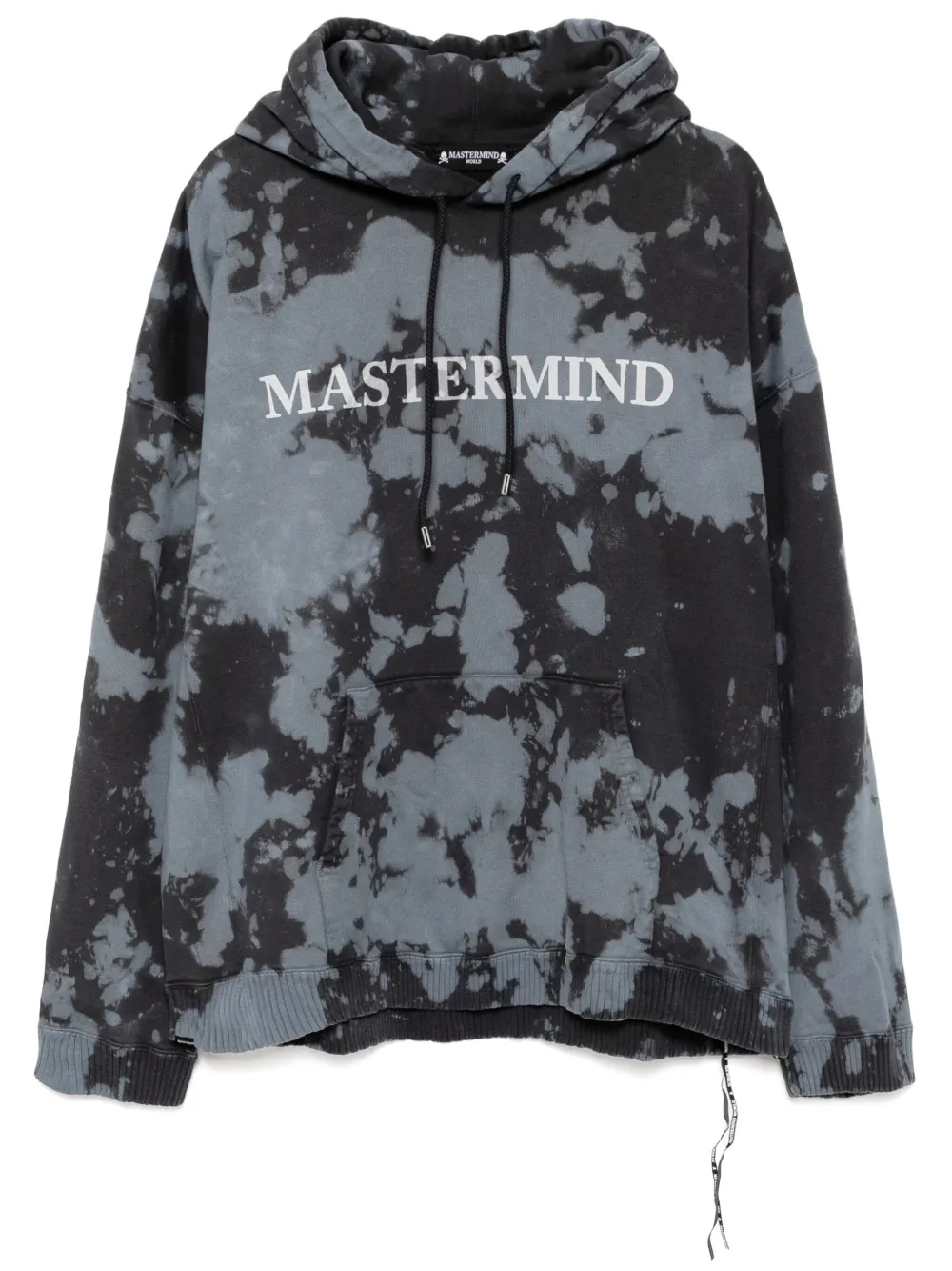 logo print cotton hoodie