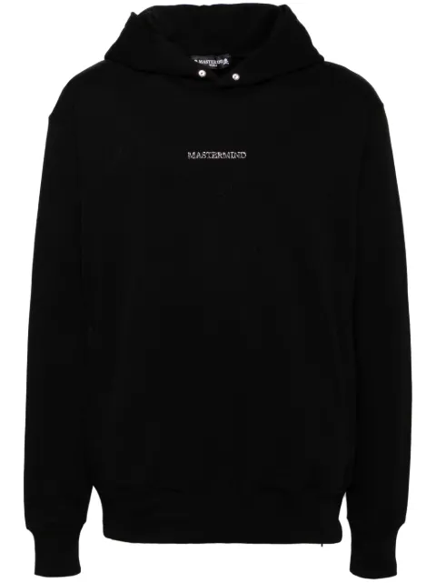 Mastermind World rhinestone-logo hoodie