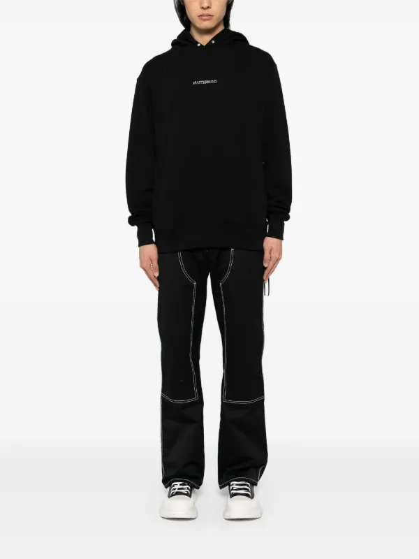 Mastermind World rhinestone-logo Hoodie | Black | FARFETCH