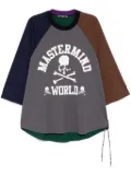 Mastermind World logo print short-sleeves T-shirt - Grey