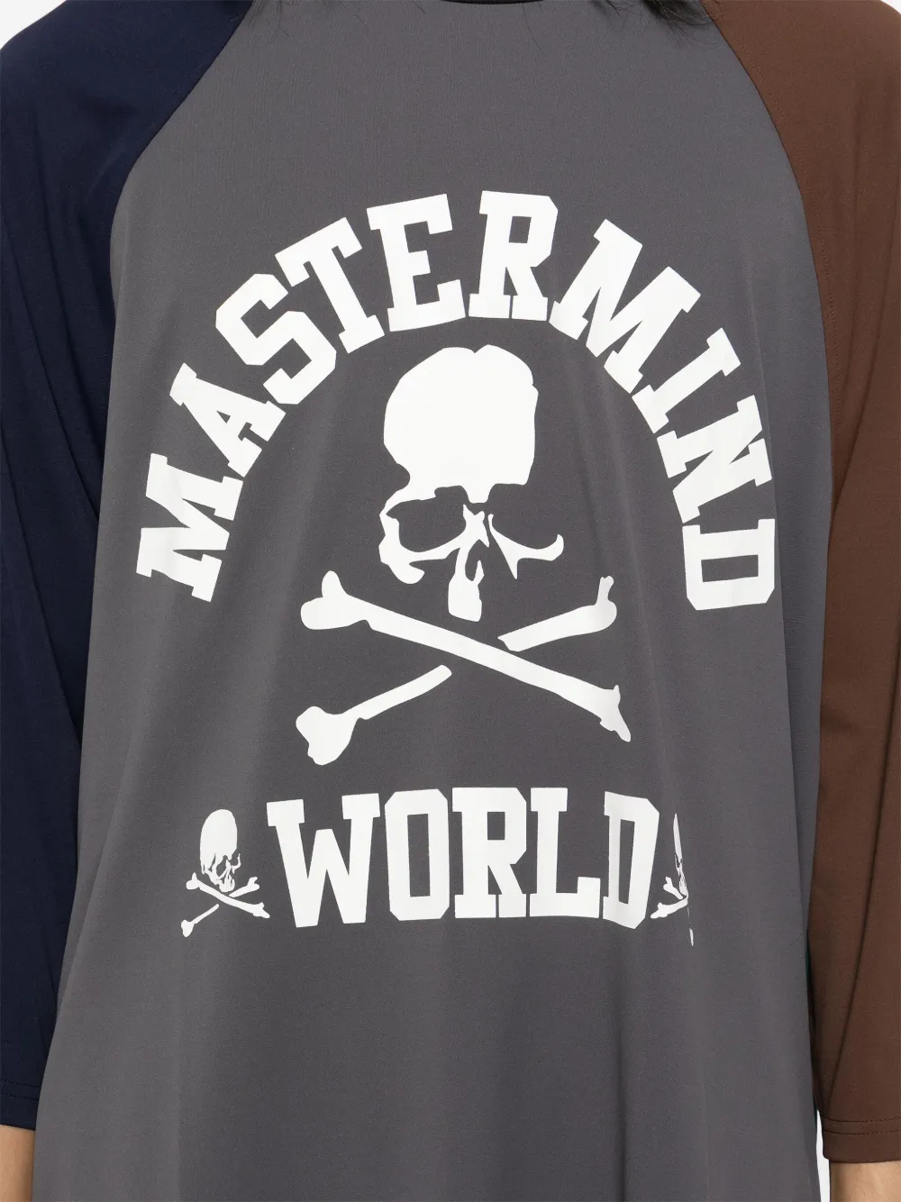 Mastermind World T-shirt met logoprint Grijs