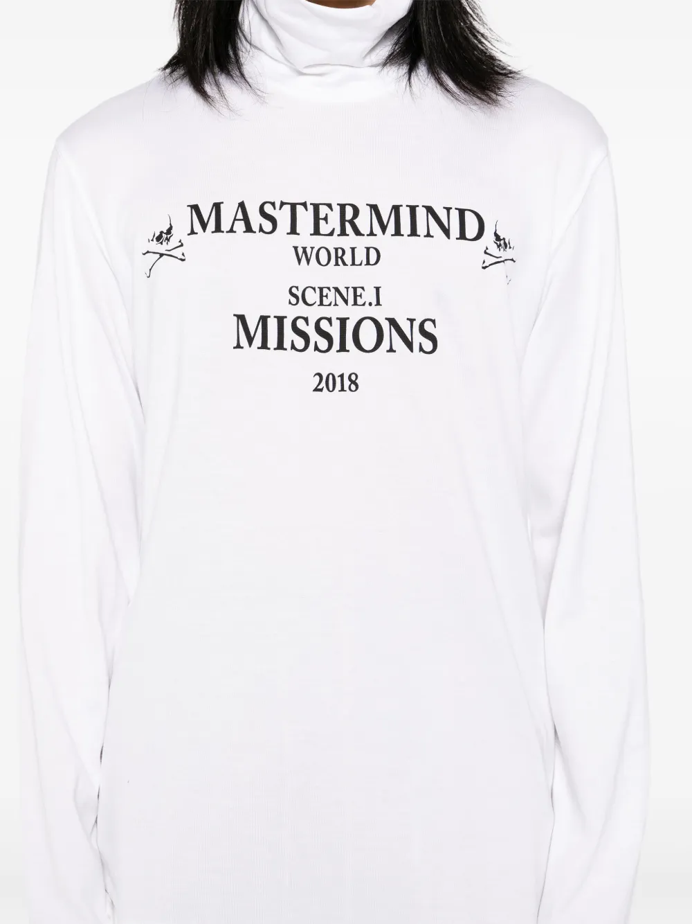 Mastermind World T-shirt met logoprint Wit