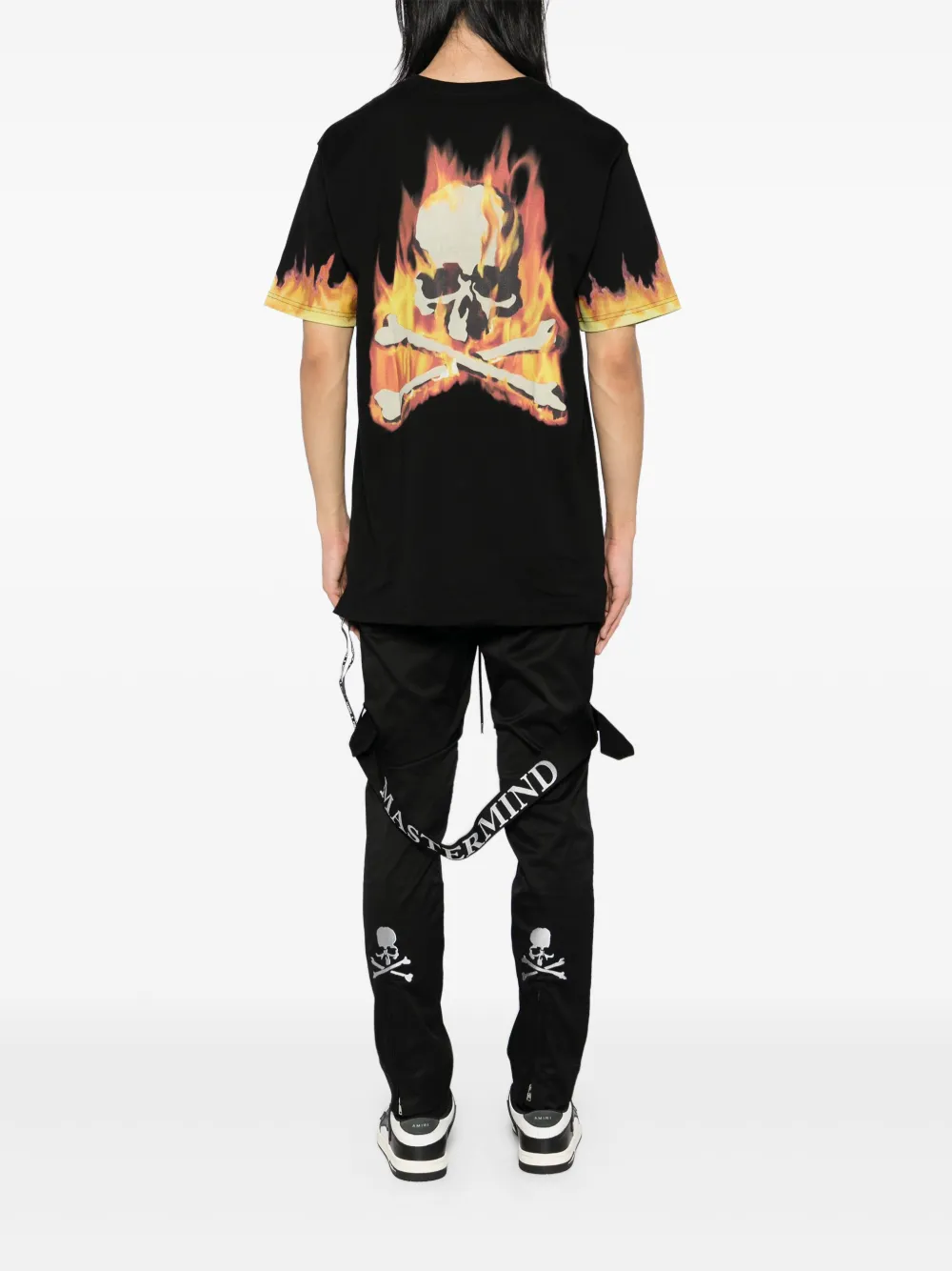 Mastermind World T-shirt met logoprint Zwart