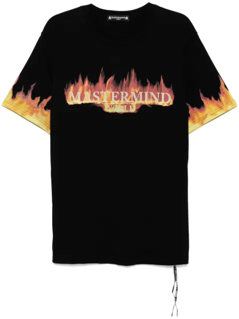 Mastermind World logo-print skull T-shirt