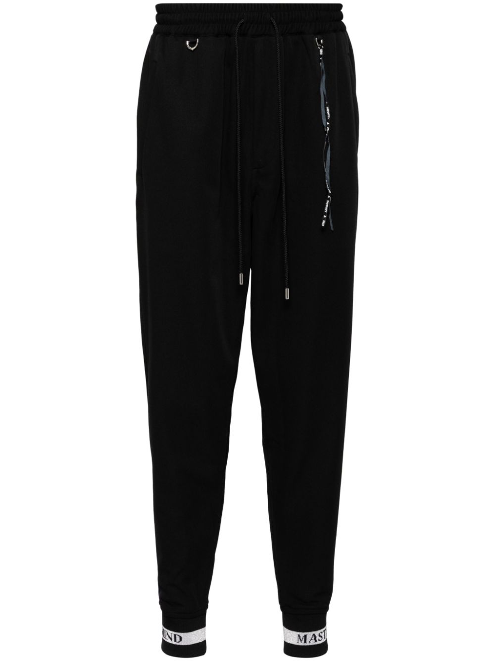 logo print track pants